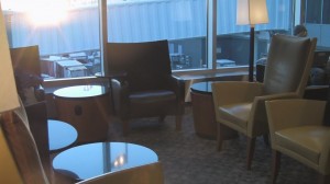 Seating at Delta C Concourse Sky Club - MSP