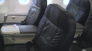 US Airways A319 first class seats.