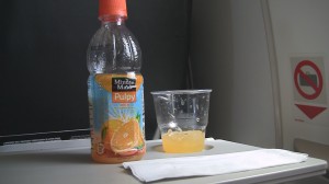 Juice aboard Tiger A320