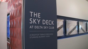 Sign leading to Sky Deck