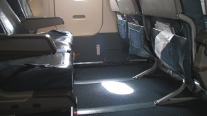 Exit Seating aboard a Delta A320.