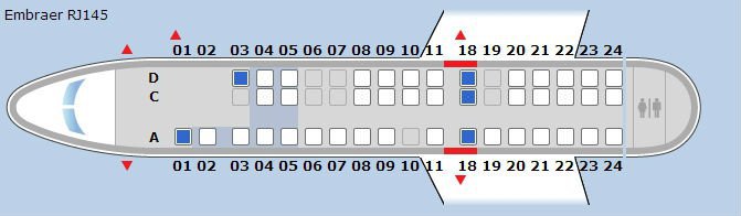 Erj 145 Jet Seating Chart American Airlines