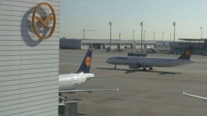 Gate area at MUC