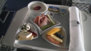 Lufthansa A321 Business Class Meal