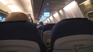 Overhead TV's -KLM 738