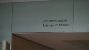 Washrooms at Zurich (ZUR) DNATA SkyView Lounge.